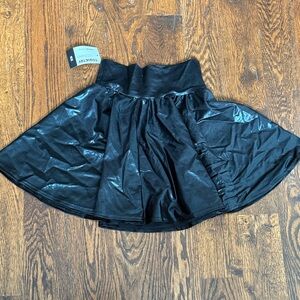 Elegant Black Skater Skirt
